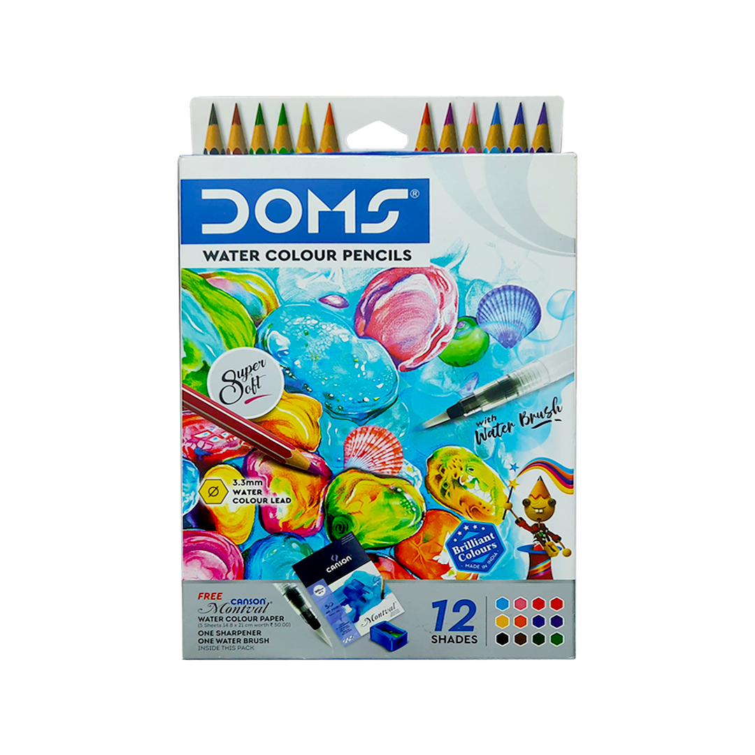 DOMS 12 COLOUR PENCILS